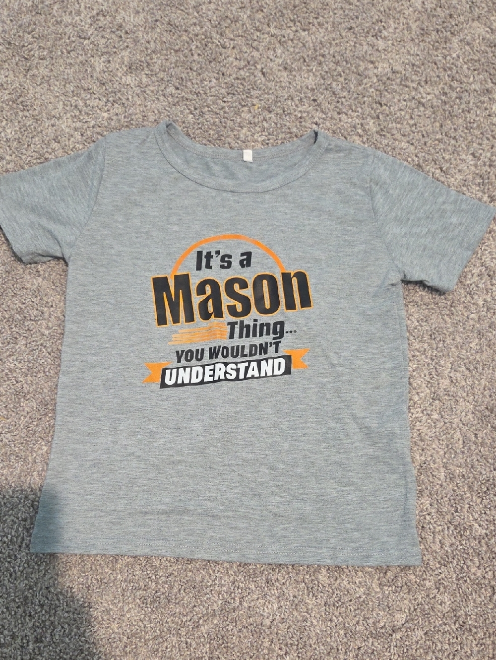 Customized Boys Tshirt Size 7-8